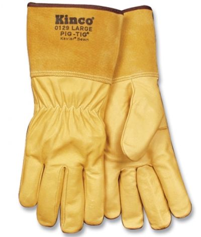 Medium & Large USA Shipping KINCO 0129 Men's Grain Pigskin TIG Welding Glove 