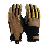 Maximum Goatskin Leather with TPR Finger Impact Protection Glove