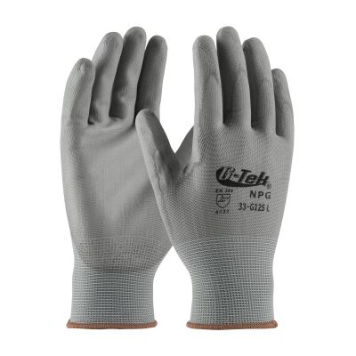 G-TEK Gray Nylon Coated Gloves