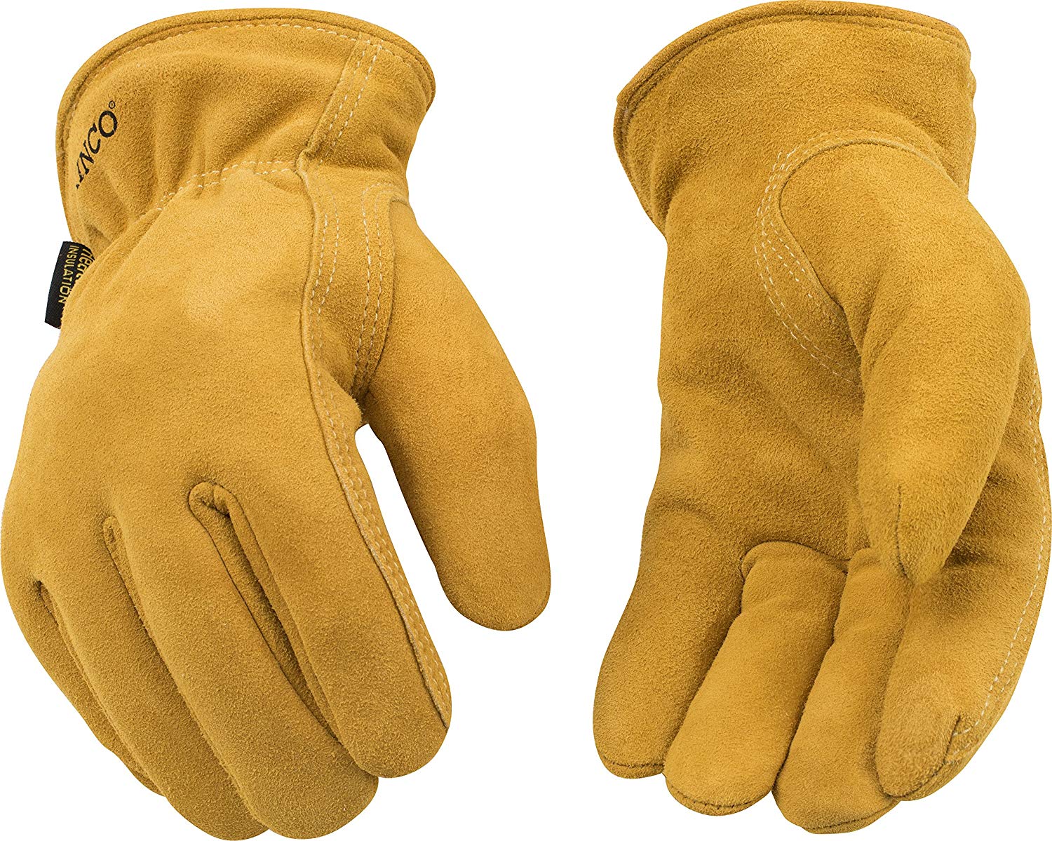 Men's Full-grain Deerskin Leather Gloves Medium Kinco 90hk M for sale online 