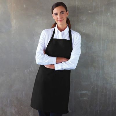 High Quality Basic BIB Apron - Black