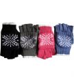 Ladies Knit Convertible Mittens