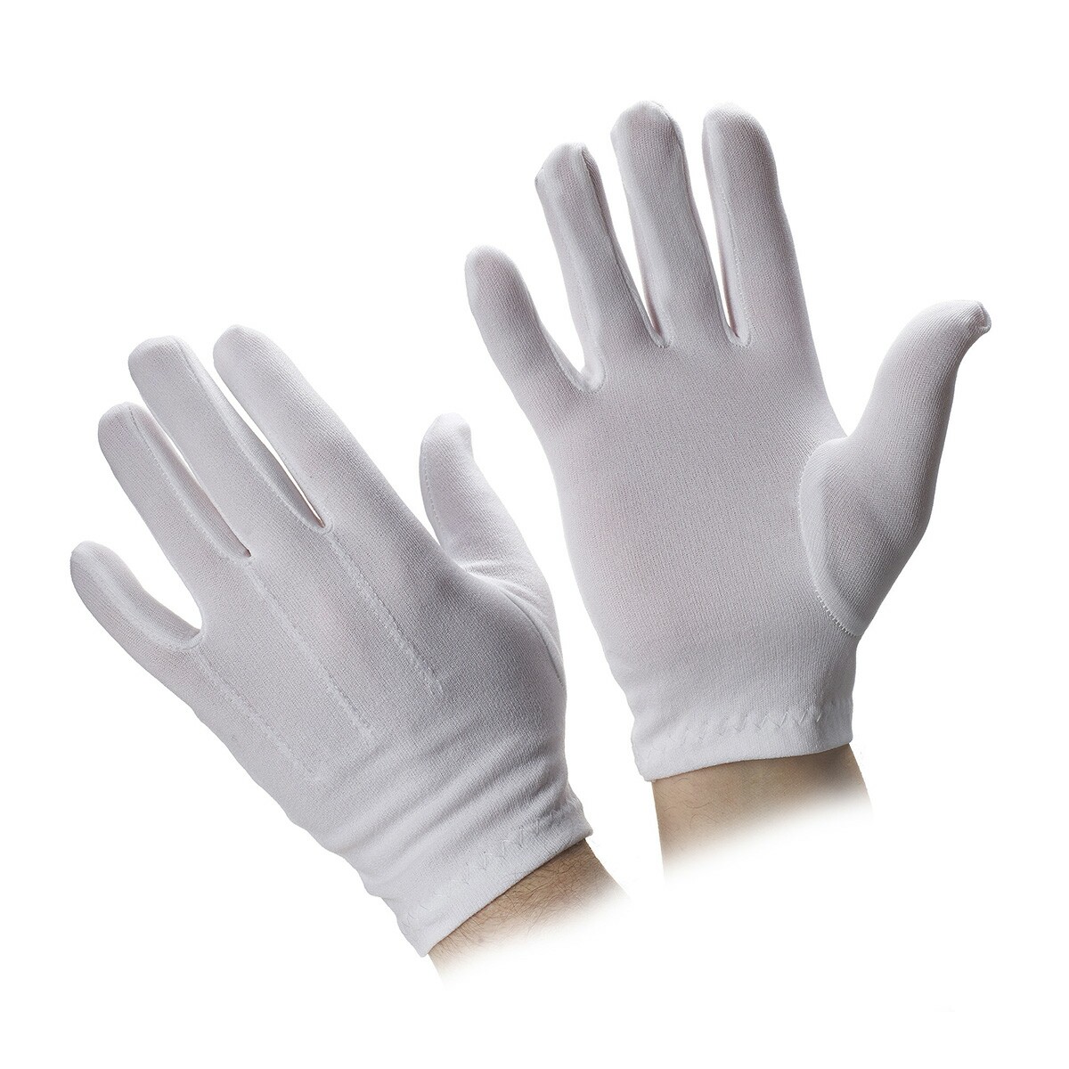 White Nylon Glove 14