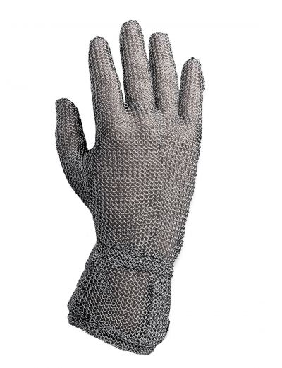 Stainless Steel Metal Mesh Cut Resistant Gloves - 2" Cuff