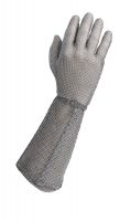 Stainless Steel Metal Mesh Cut Resistant Gloves - 7.5&quot; cuff