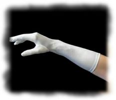 Below the Elbow Classic Satin Gloves