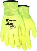 MCR Ninja ICE Coated High Visibility Lime Gloves