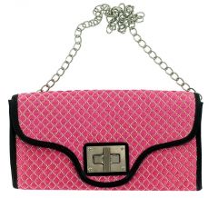 Straw Studios Patterned Clutch