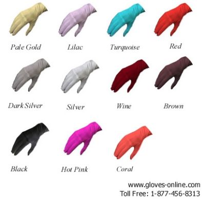 Fingerless Classic Satin Gloves #3