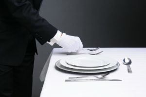 Waiters Gloves,Waitress,White High Grip Palm Serving Gloves,Hot plate,catering 