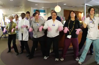 Pink Glove Dance for Cancer Awareness