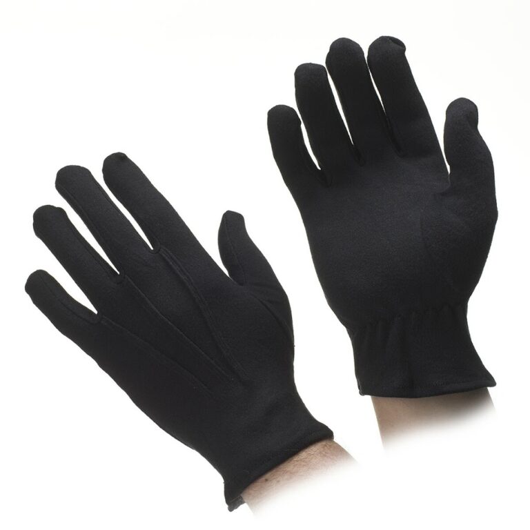 Black cotton gloves sales surge with food servers